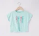 Girls Knotted Hem Tee