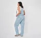 Maternity Sleeveless Dungaree Sets -Pack of 2-Light Blue