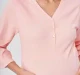 Maternity Flared Full Sleeves T-Shirt -Pink