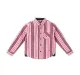 Boys Striped Printed Shirt
