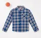 Boys Full Sleeves Checkered Shirt