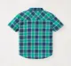Boys Half Sleeves Checkered Shirt