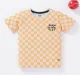 Boys Check Printed Tee