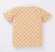 Boys Check Printed Tee