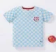 Boys Check Printed Tee