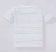 Boys Stripe Tee With Chest Print