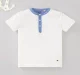 Boys Half Sleeves Henley Tee