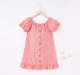 Girls Buttoned Dress