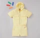 Girls Zipper Hooded Jumpsuit