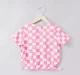 Girls Crop Top And Shorts Set