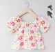 Girls Balloon Floral Top