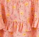 Girls Floral Tier Top