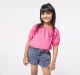 Girls Balloon Crop Top