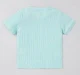 Girls Half Sleeves Ribbed Tee