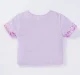 Girls Crop Tee With Applique