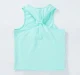 Girls Tank Top With Printed Side Tape
