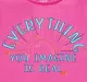 Girls Text Printed Tee