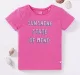 Girls Text Printed Tee