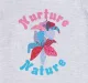 Girls Nurture Print Back Knot Tee