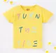 Girls Text Printed Tee