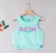 Girls Printed Crop Top