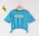 Girls Printed Tie Up Tee