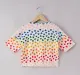 Girls Knotted Printed Tee