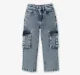 Boys 100% Cotton Jeans - Mid Blue