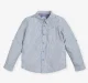Boys Cotton Striped Shirt - Blue