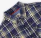 Boys Checkered Embroidered 100% Cotton Shirt - Blue