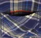 Boys Checkered Embroidered 100% Cotton Shirt - Blue