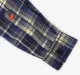 Boys Checkered Embroidered 100% Cotton Shirt - Blue