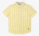 Boys Checkered Shirt - Yellow
