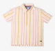 Boys Striped 100% Cotton Shirt - Multicolour