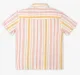 Boys Striped 100% Cotton Shirt - Multicolour