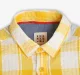 Ed-A-Mamma Boys Checkered 100% Cotton Shirt - Yellow