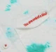 Boys Tie Dye Seer Sucker Shirt - Teal & White