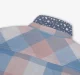Boys Checkered 100% Cotton Shirt - Peach