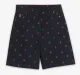 Boys Embroidered Shorts - Navy