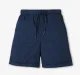 Boys Cotton Solid Shorts - Navy