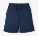 Boys Cotton Solid Shorts - Navy