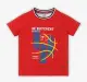 Boys Printed 100% Cotton T-Shirt - Red