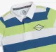 Boys 100% Cotton Striped Polo T-Shirt - Multicolor
