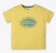 Boys Printed 100% Cotton T-Shirt - Yellow