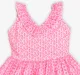 Girls Schiffli Dress - Pink