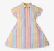 Girls 100% Cotton Shirt Dress - Multicolour