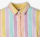 Girls 100% Cotton Shirt Dress - Multicolour