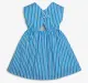Girls Striped Dress - Blue