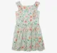 Ed-A-Mamma Girls Floral Printed Dress - Multicolor