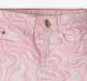 Girls Printed Denim Jeans - Pink
